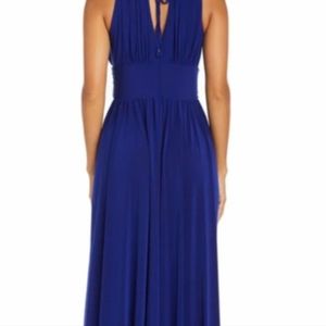 Royal blue evening dress